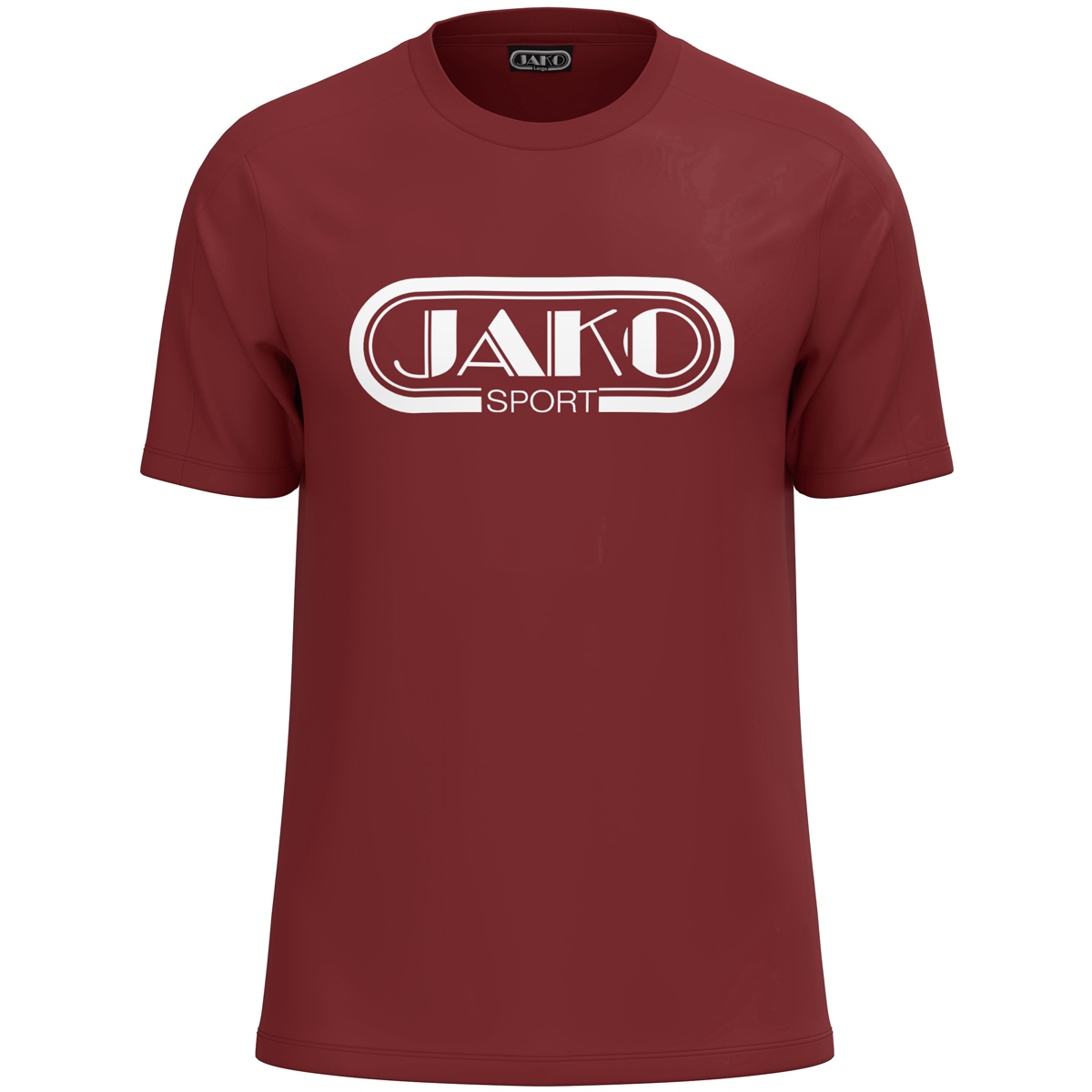 Tee, T-Shirt, Kurzärmelig, rote Farbe, Logo-Print