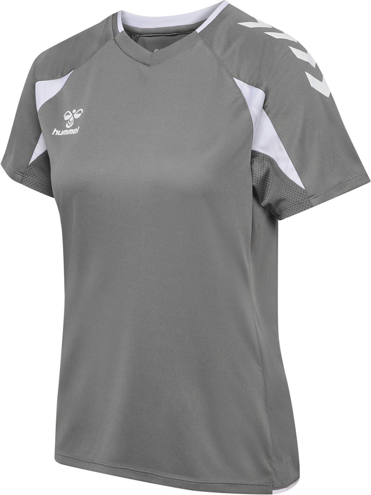 T-Shirt, Sportbekleidung, Grau, Kurzarm, Polyester