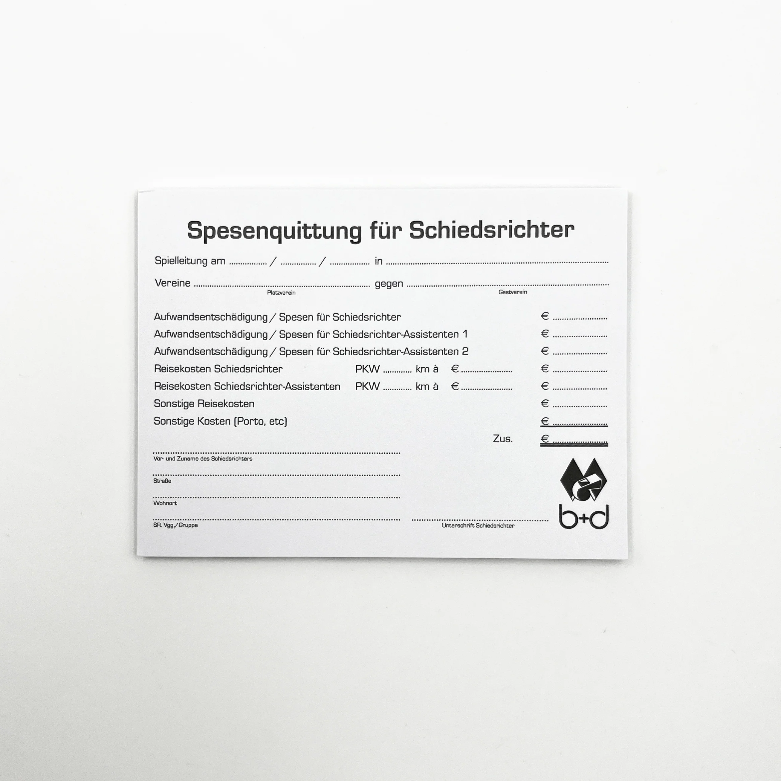SR Quittungsblock