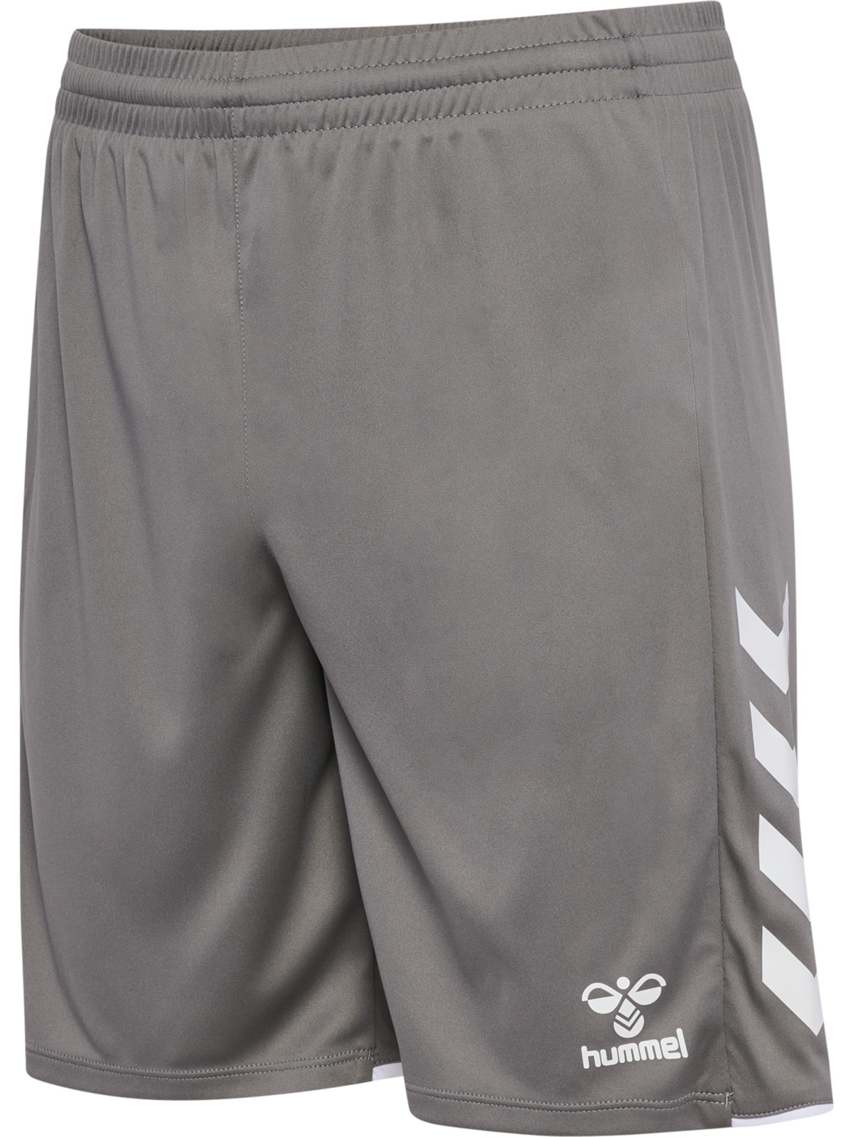 Kurze Shorts, Sportshorts, Gerades Material, Grau, Markenzeichenlogo