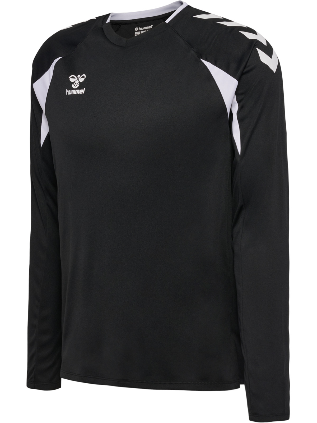 langal, schwarz, hummel, sport, trikot