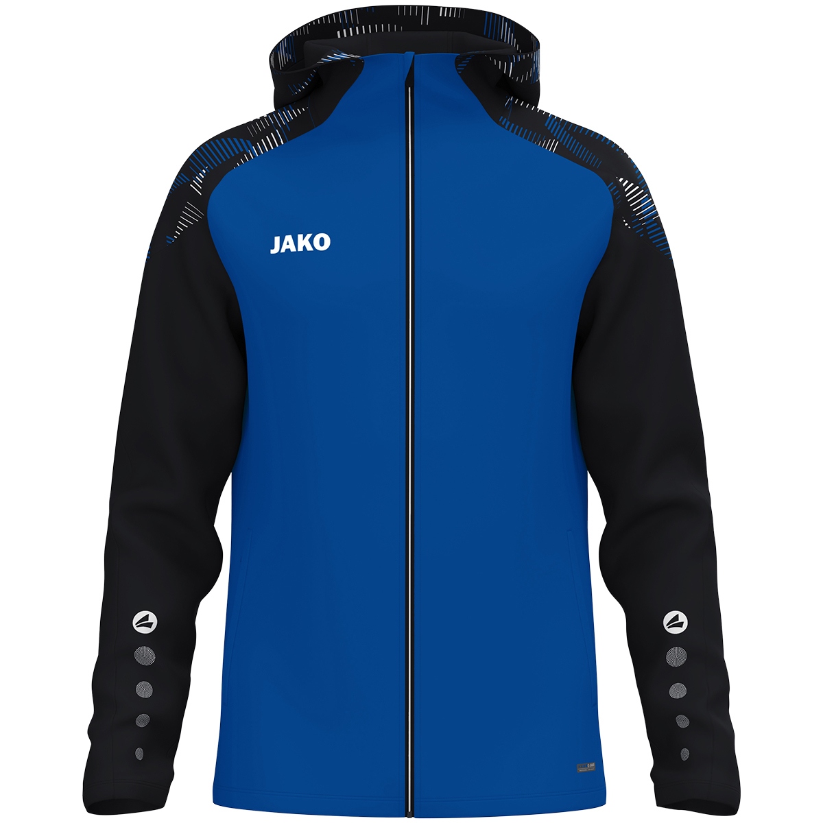 jacke, softshell, blau, reissverschluss, langarm