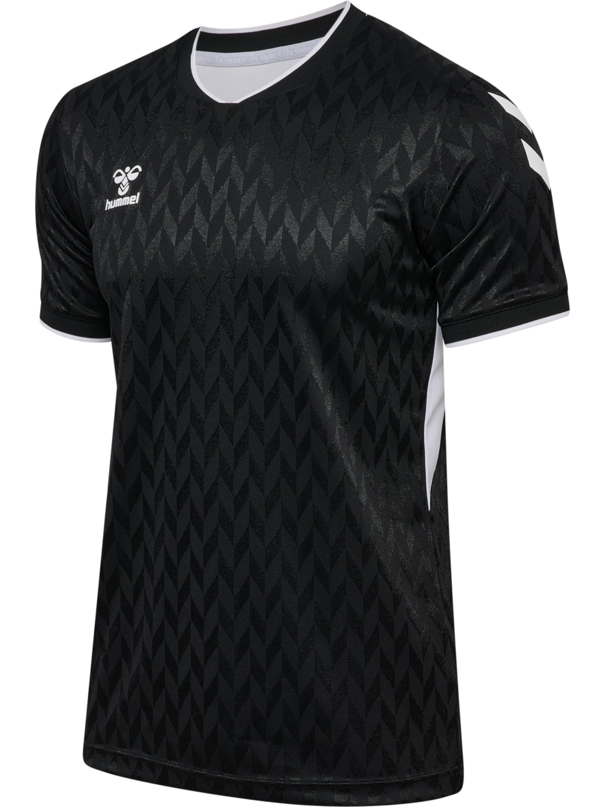 T-Shirt, Sportshirt, Kurzarm, Schwarz, Käfigmuster
