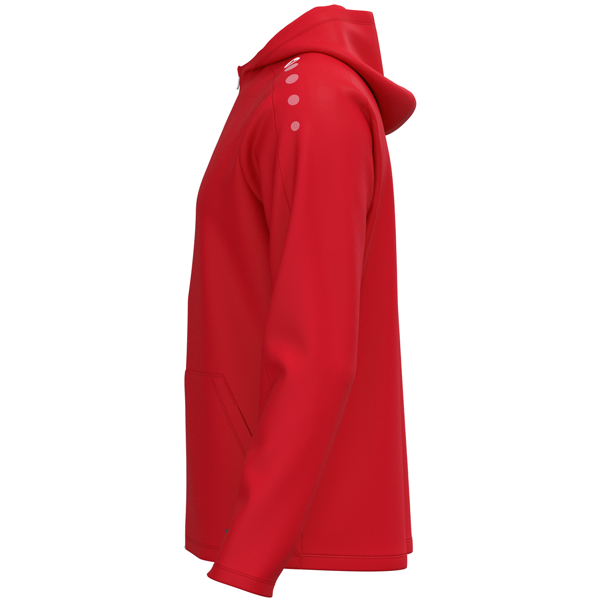 jacke, hoodie, rot, softshell, kapuze