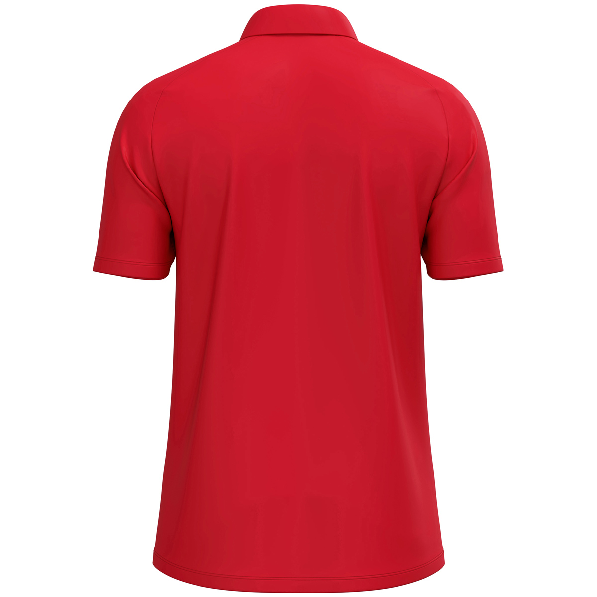 Polohemd, Kurzarm, Rot, Kragen, Unifarben