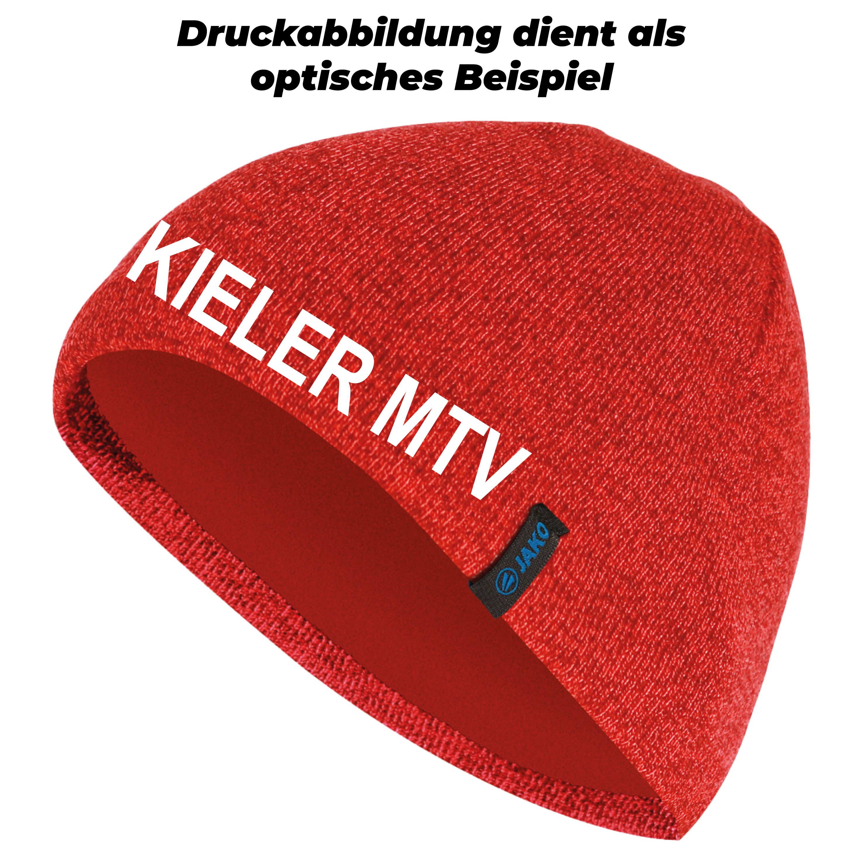 kleiner Name auf Mütze