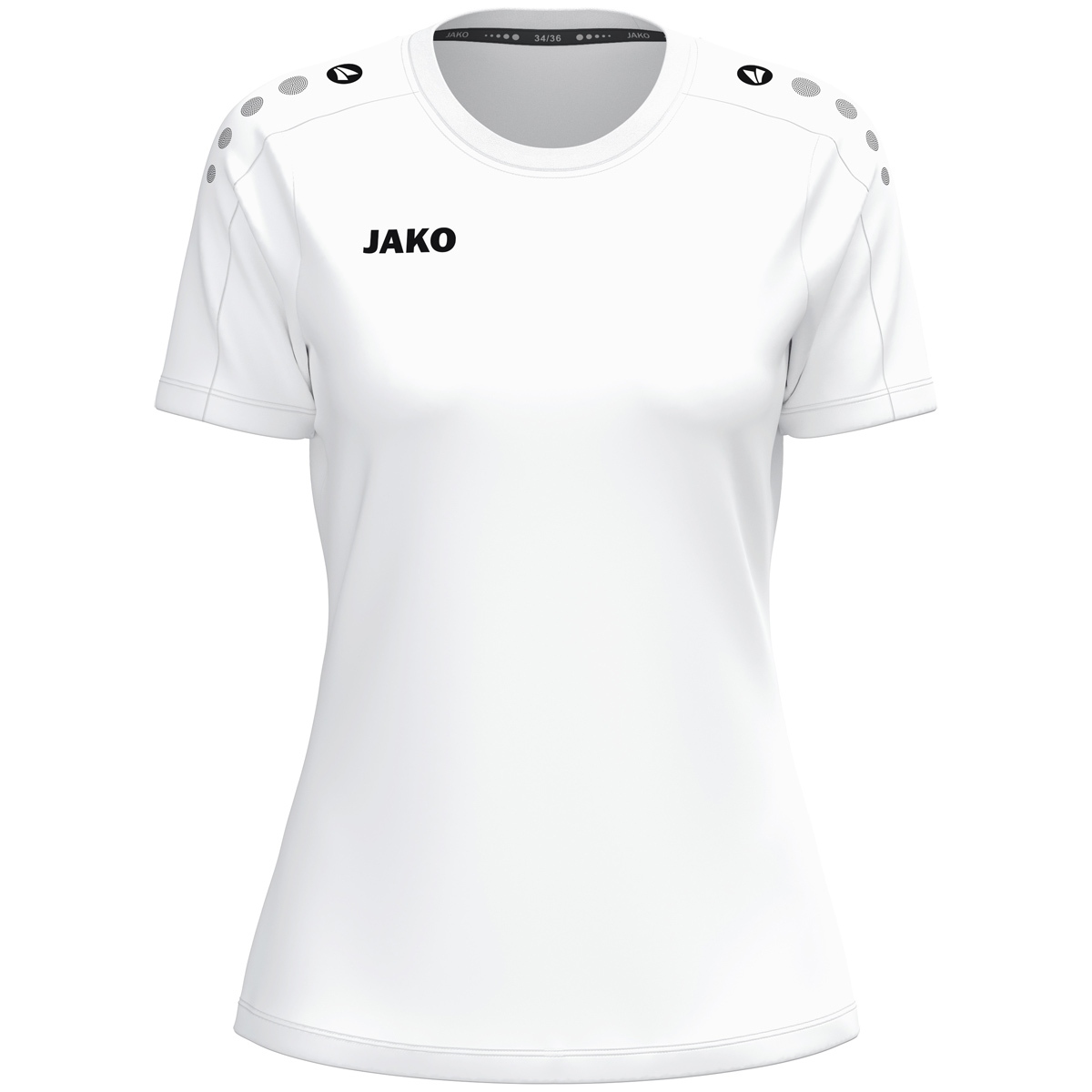 T-Shirt, Kurze Ärmel, Weiß, Minimalistisch, Jako-Logo