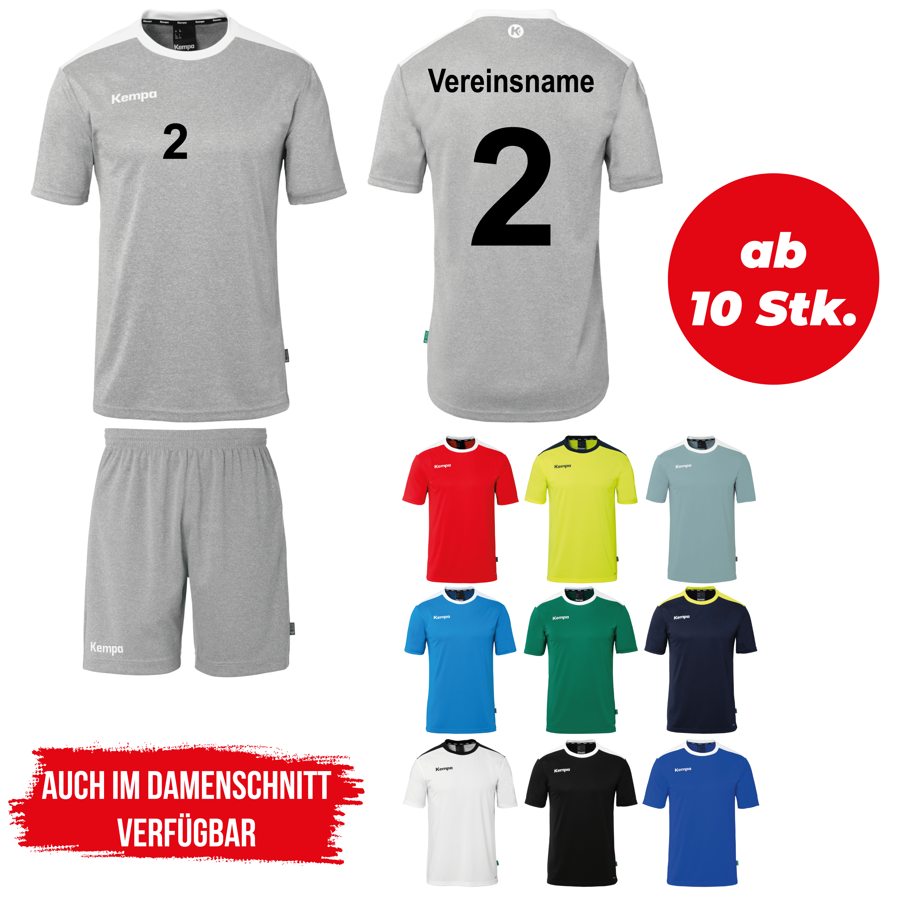 Trikotsatz Handball Kempa EMOTION27 ab 10 Stk. inkl. Druck