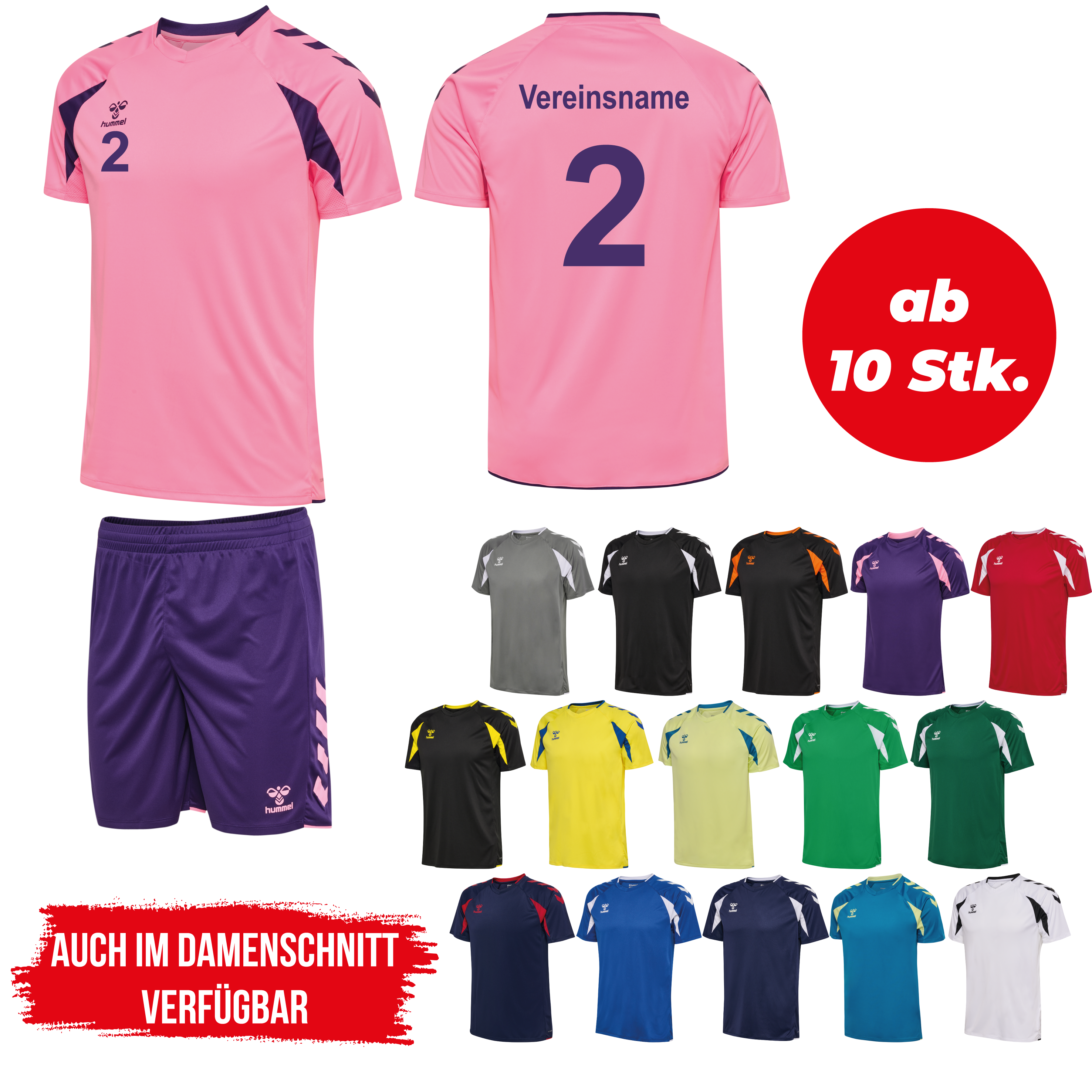 Trikotsatz Handball CORE 2.0 ab 10 Stk. inkl. Druck