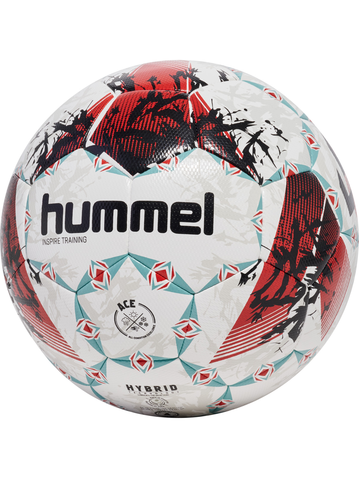 Fußball, Ball, Hybrid, Gummi, Motiv