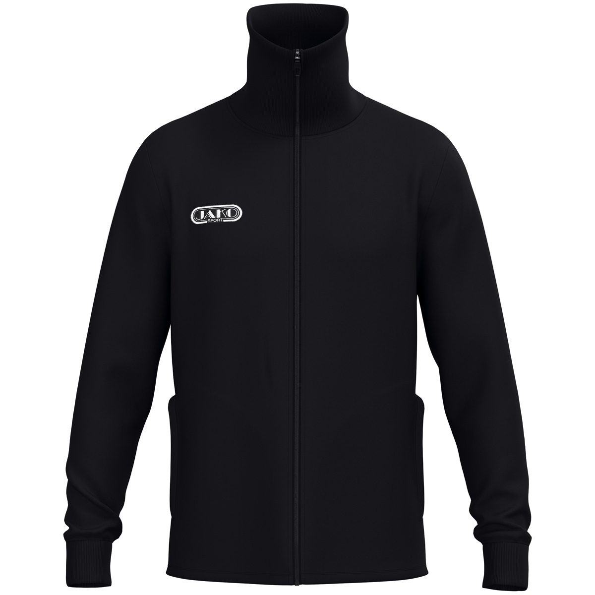 Jacke, Sportjacke, Fahrradjacke, Schwarz, Reißverschluss
