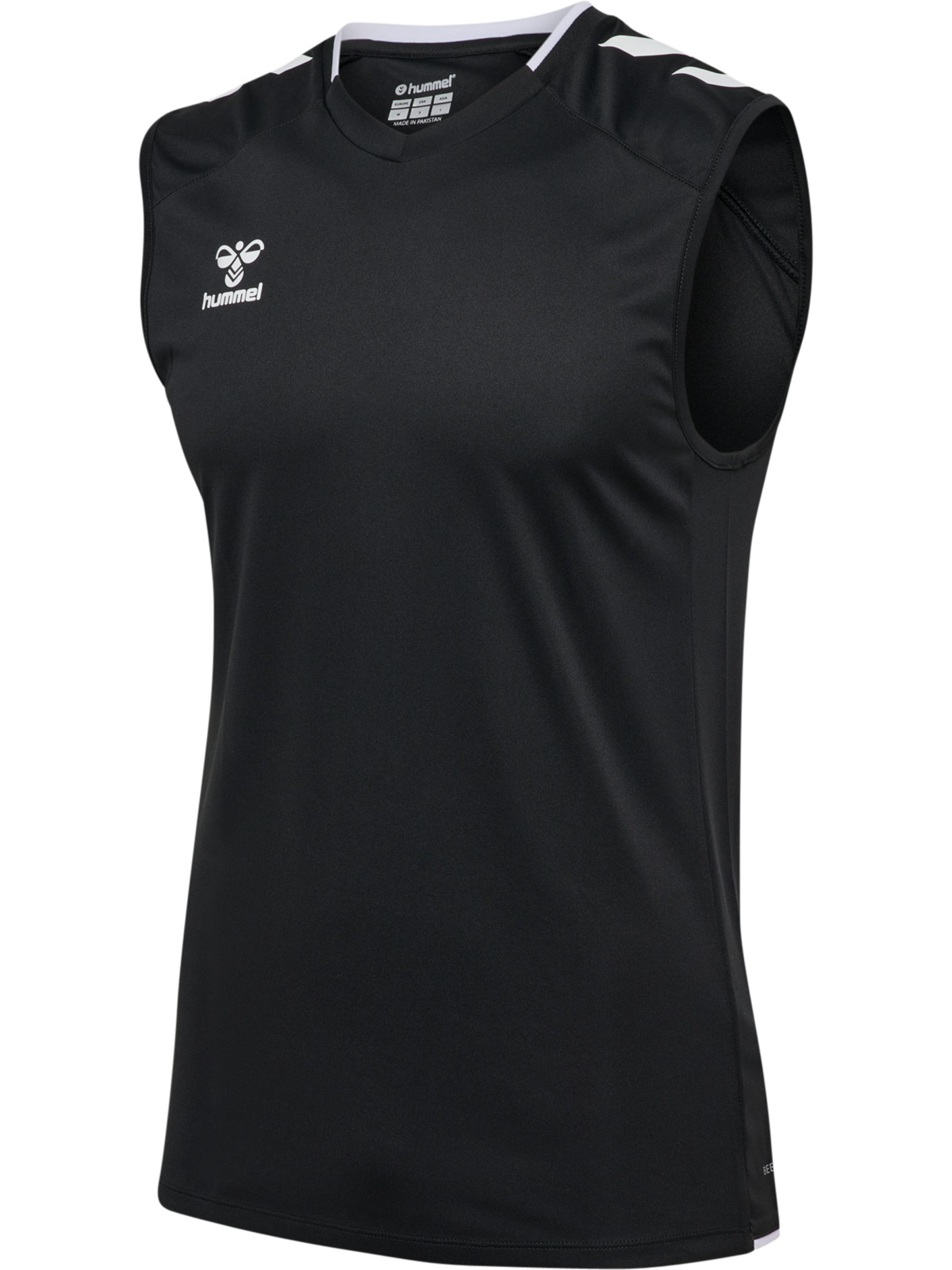 Tanktop, Schwarz, Piqué?, Sportshirt, Hummell logo