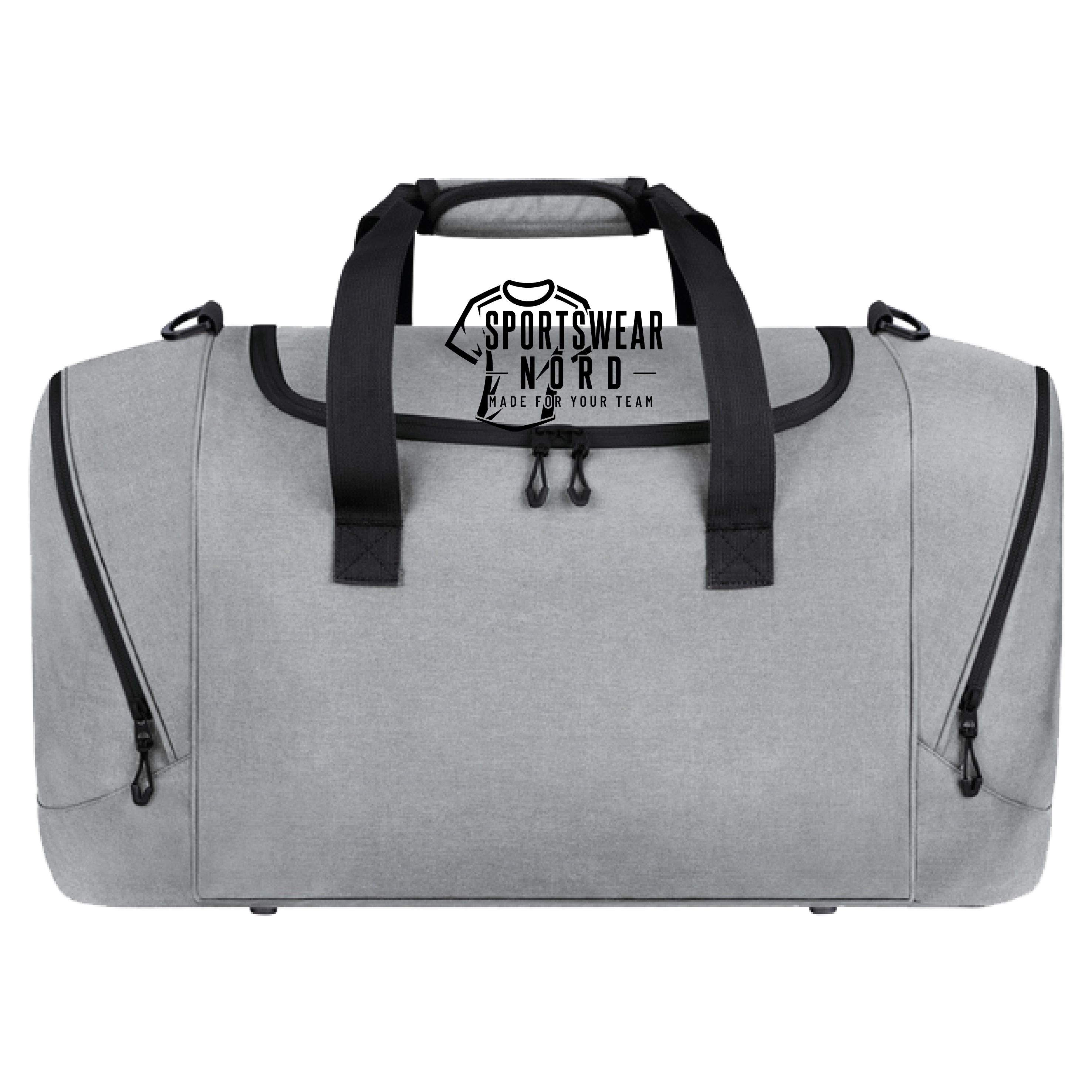 Sponsorenlogo auf Tasche